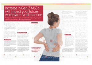 Increase in Gen Z MSDs Will Impact Your Future Workplace