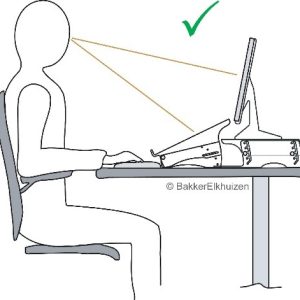 Correct setting for monitor, arms and risers