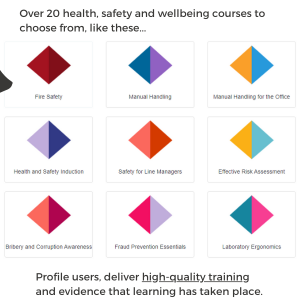 Different health, safety and wellbeing courses on offer
