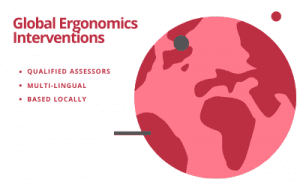 Global ergonomics interventions from Cardinus Risk Management. With qualified, multi-lingual and local assessors.