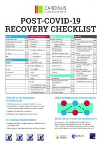 Post COVID-19 recovery checklist