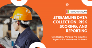 Healthy Working Pro helps you to streamline data collection, risk scoring and reporting in industrial ergonomics