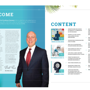 Bill Pace's introduction and contents page from Cardinus Connect, Issue 15