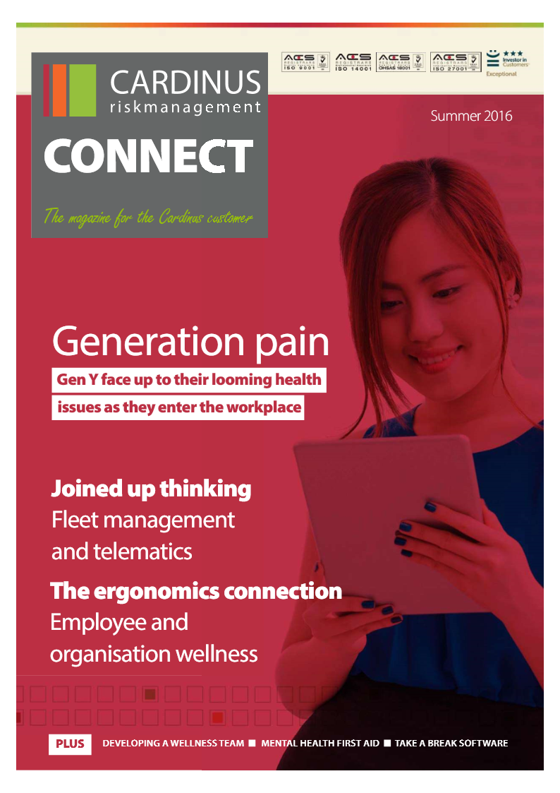 The Summer 2016 edition of Cardinus Connect Magazine - titled Generation Pain. 