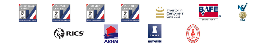 Property Services Accreditations | Cardinus Risk Management Property Services Banner