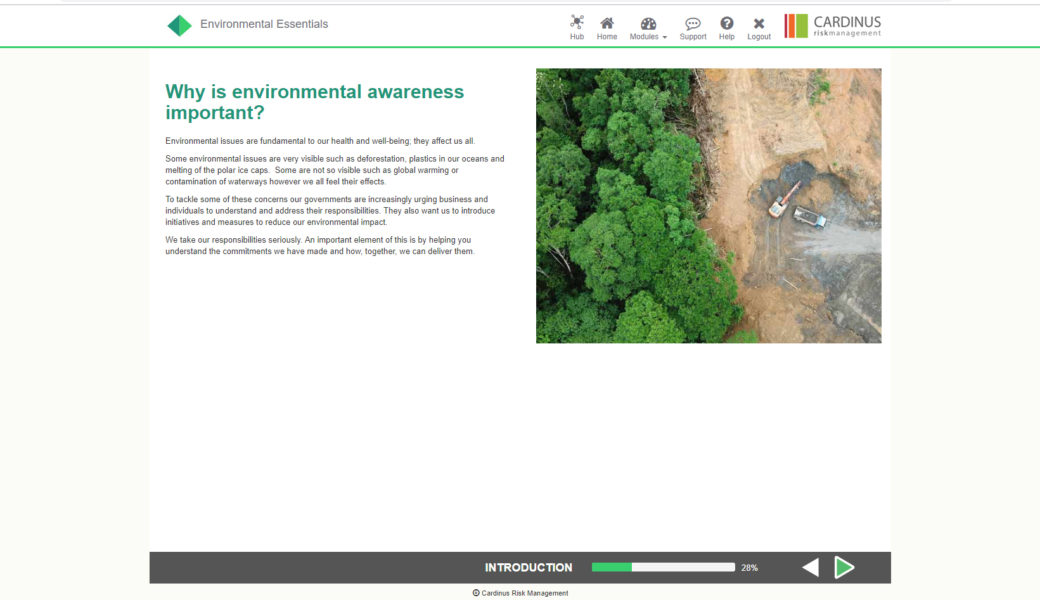 Environmental Essentials E-Learning | Healthy Working