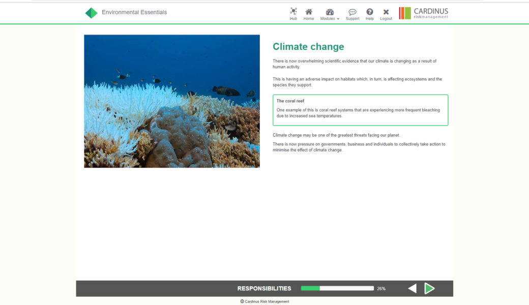 Environmental Essentials E-Learning | Healthy Working