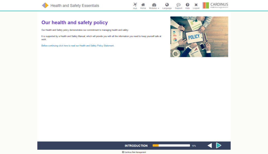 Health and Safety Essentials E-Learning | Healthy Working