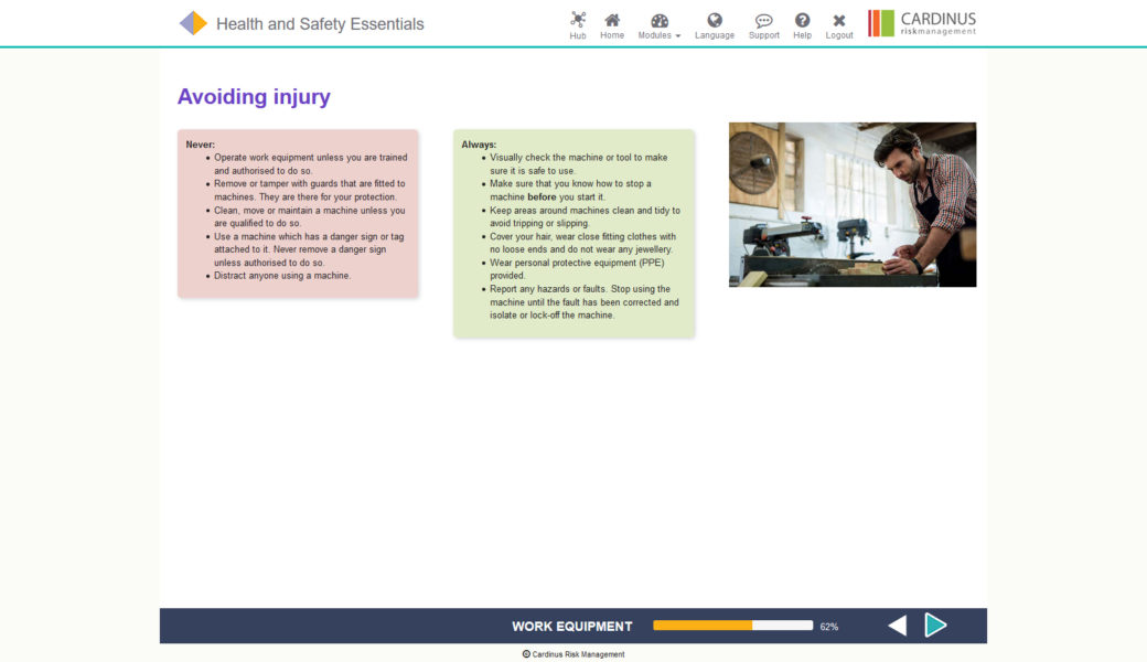 Health and Safety Essentials E-Learning | Healthy Working