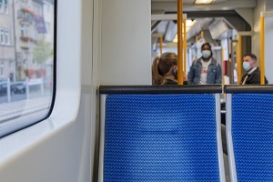 Surfaces on public transport